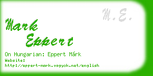 mark eppert business card