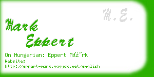 mark eppert business card